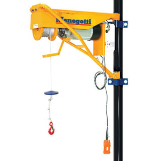 Guincho coluna 200 kg c/ balde monofásico